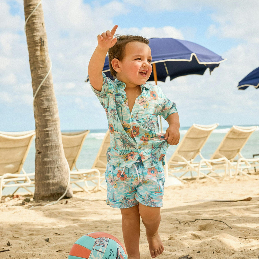 The BVIs - Boys Hawaiian Shirt