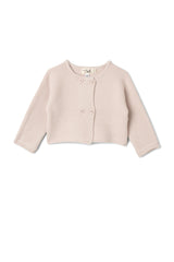 Double Breasted Knit Cardigan Primrose