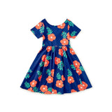 Twist Back Ballet Dress, Rock Rose