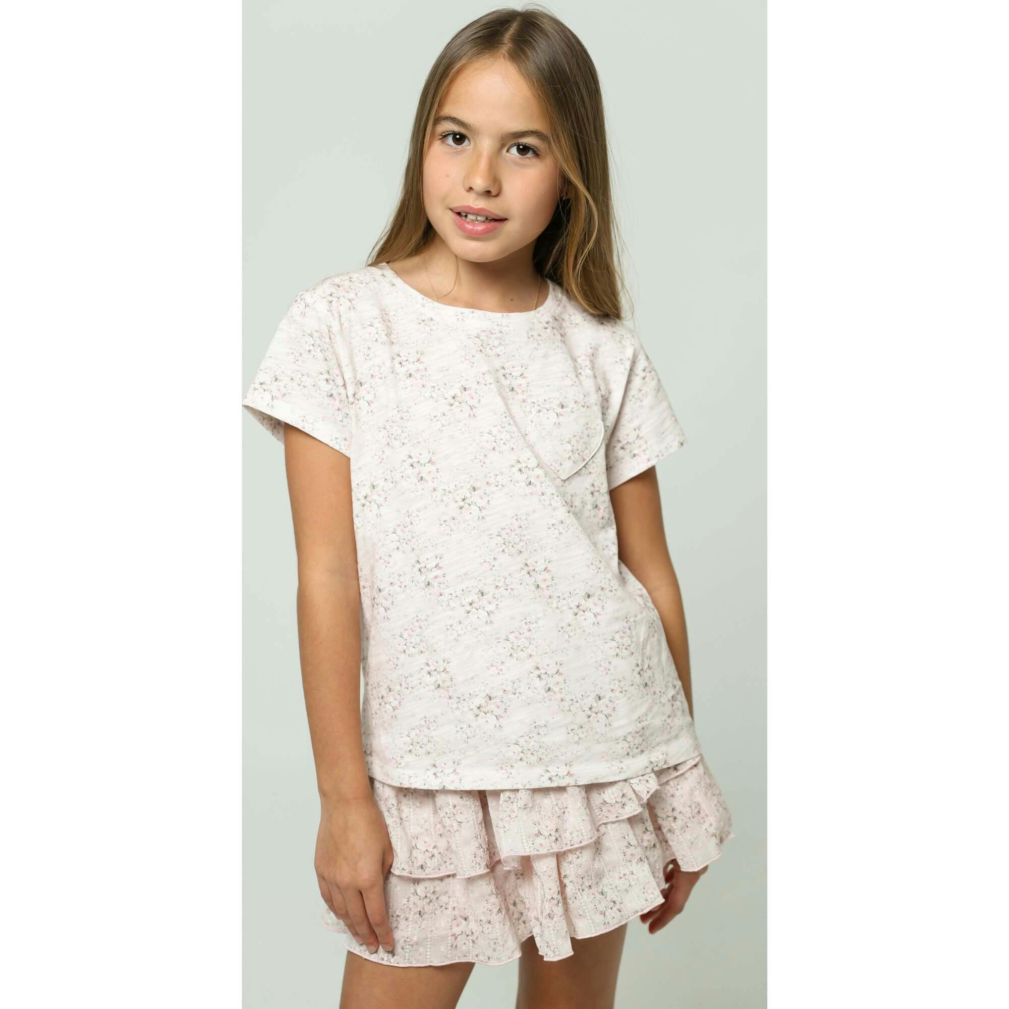 T-shirt Mini Pink Roses