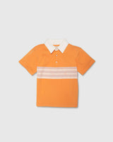 Organic Weekend Polo in Overtime Orange
