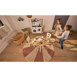 Beach Ball Washable Round Wool Rug