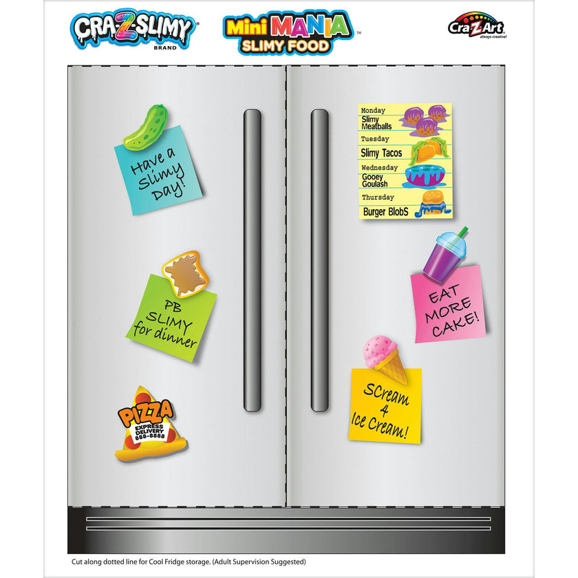 Cra-Z-Slimy: Mini Mania Slimy Food: Grocery Set #1