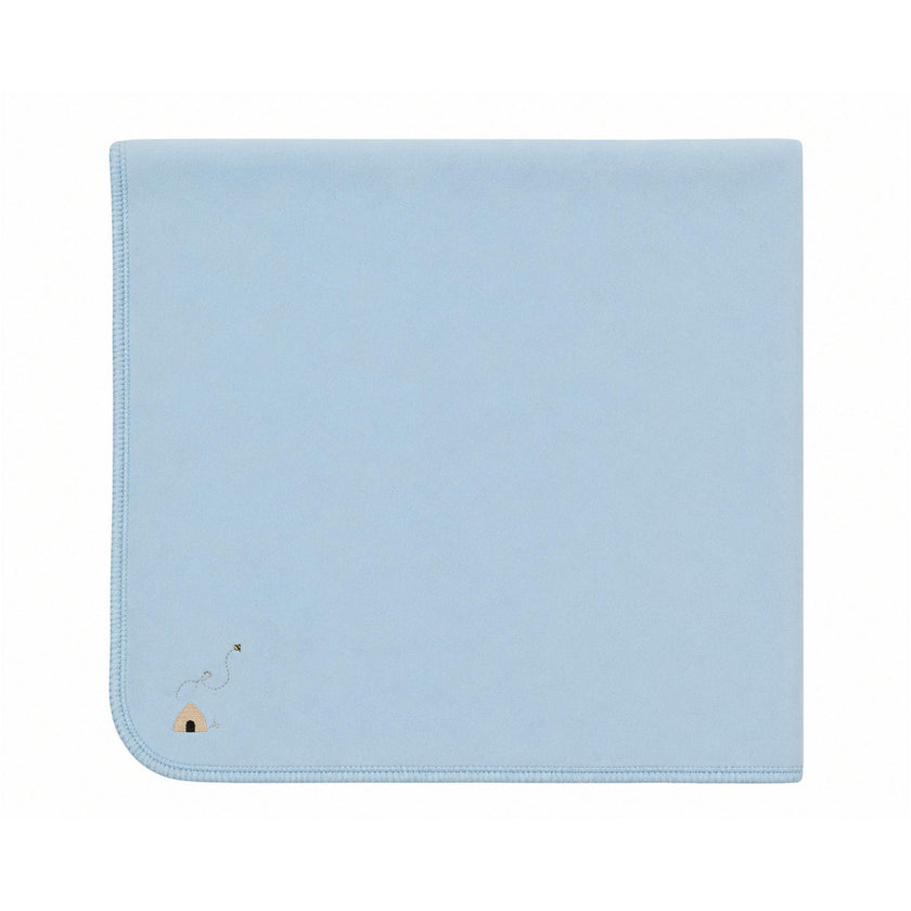 Honeybee, Flower & Rolling Horse Cotton Spandex  Blanket