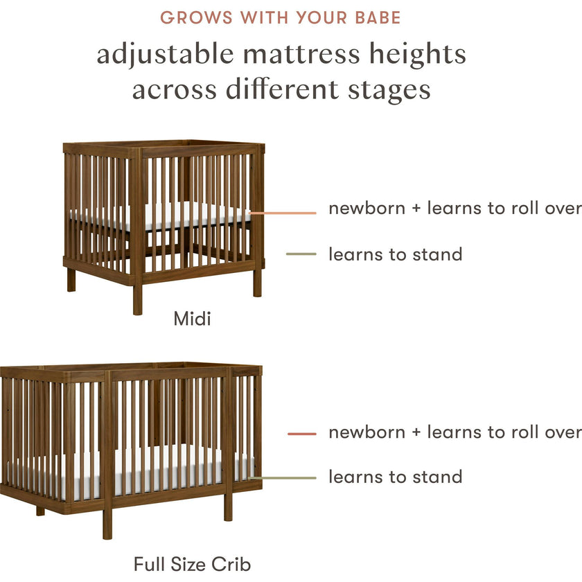 Pogo 8-In-1 Convertible Crib With All-Stages Conversion Kits