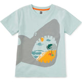 Bite Beach Graphic Tee, Blue
