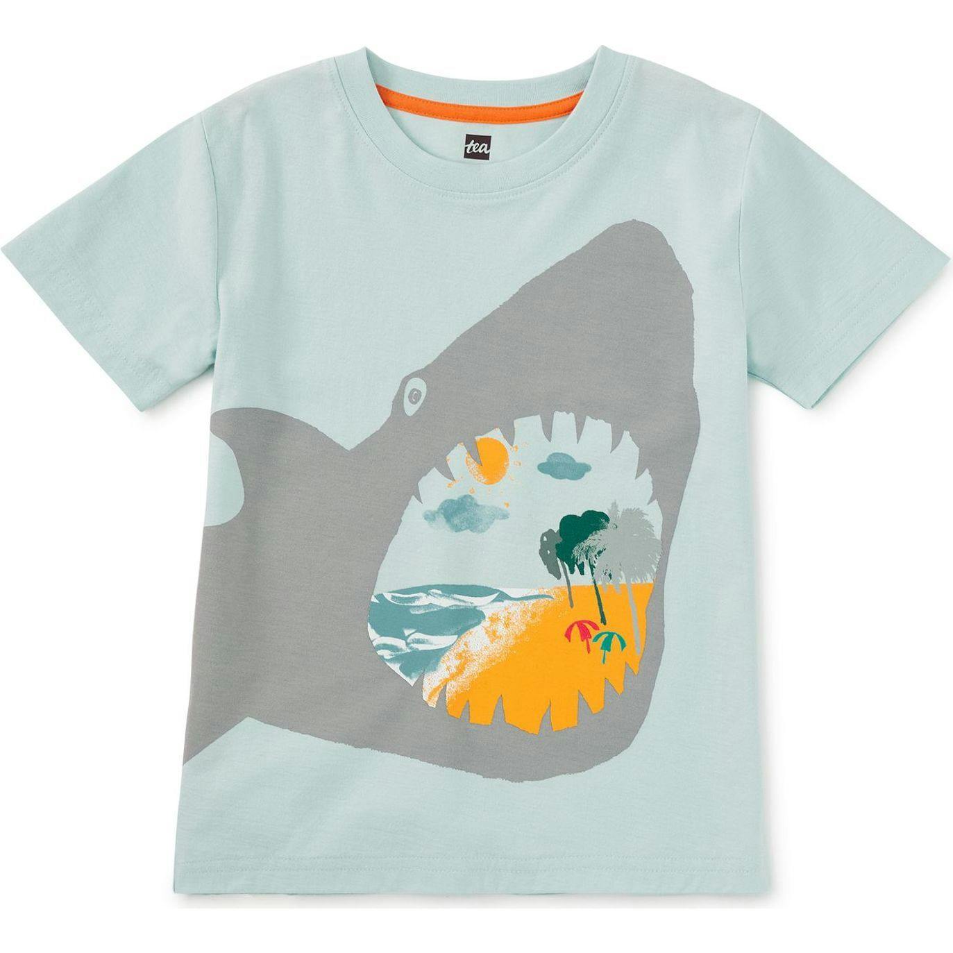 Bite Beach Graphic Tee, Blue