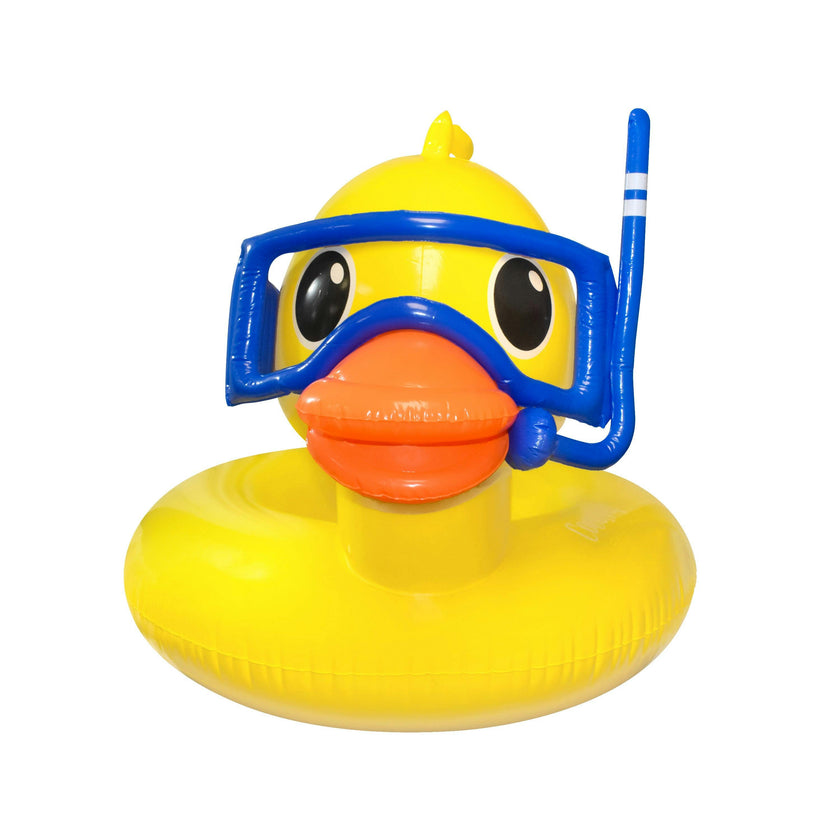 Rubber Duckie with Snorkel Pool Float