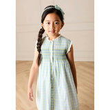 Pip Check Smocked Sleeveless Dress in Green (12mths- 10yrs)