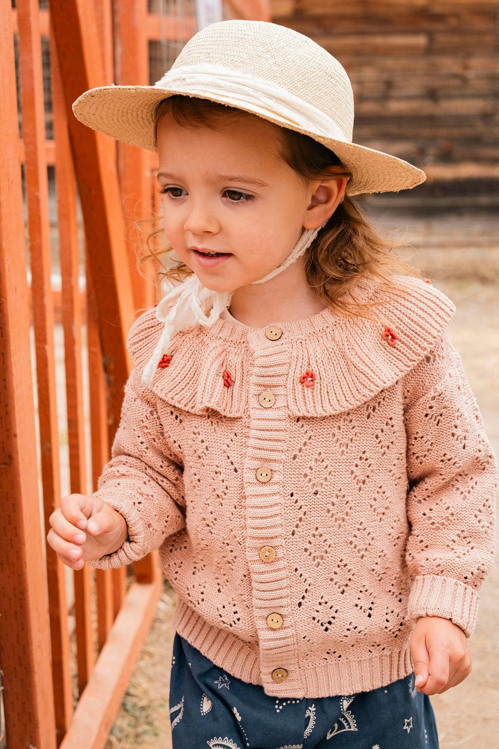 Thea Cardigan in Dusty Bloom