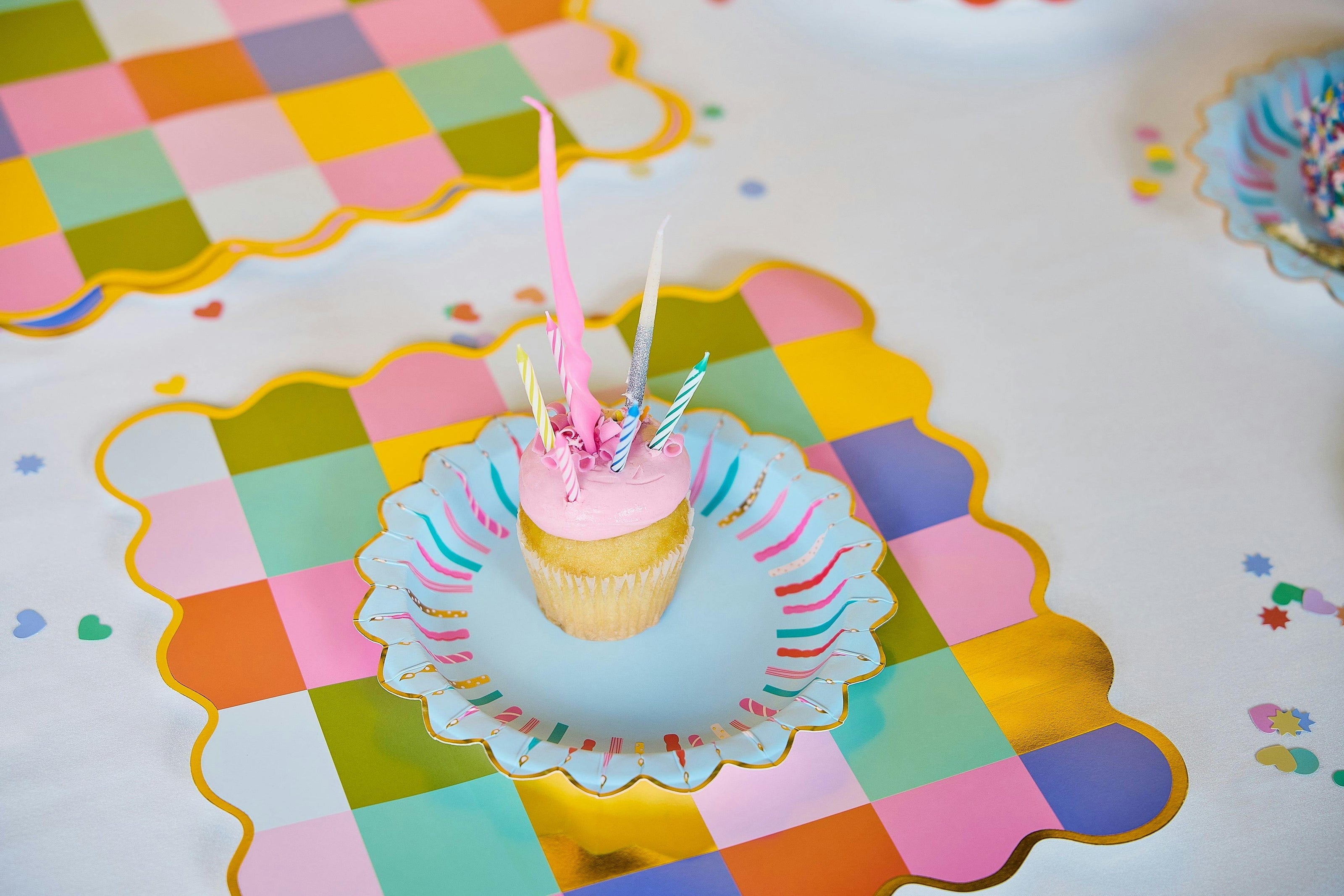Birthday Candles Dessert Plates (10 count)