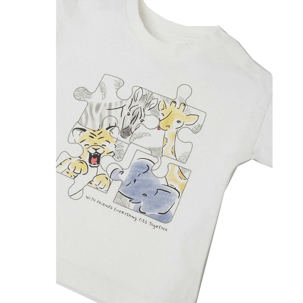 Off White Puzzle Animal T-Shirt