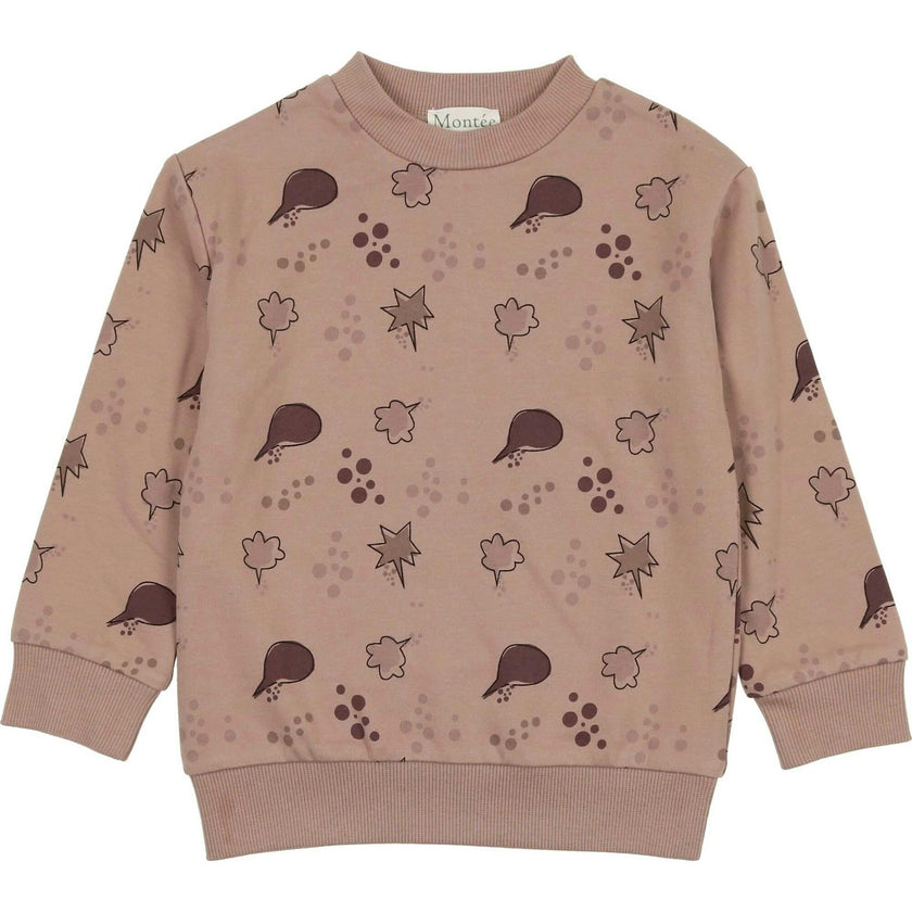 Girls Super Bubble Ribbed Crew Neck Sweater Top