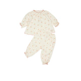 Gauze Two Piece Set in Cherries