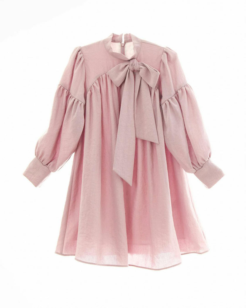 Talia dress (dusty-pink)