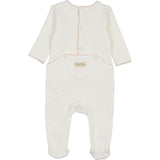 Heirloom Blossom Footie & Hat Set Ivory & Pink