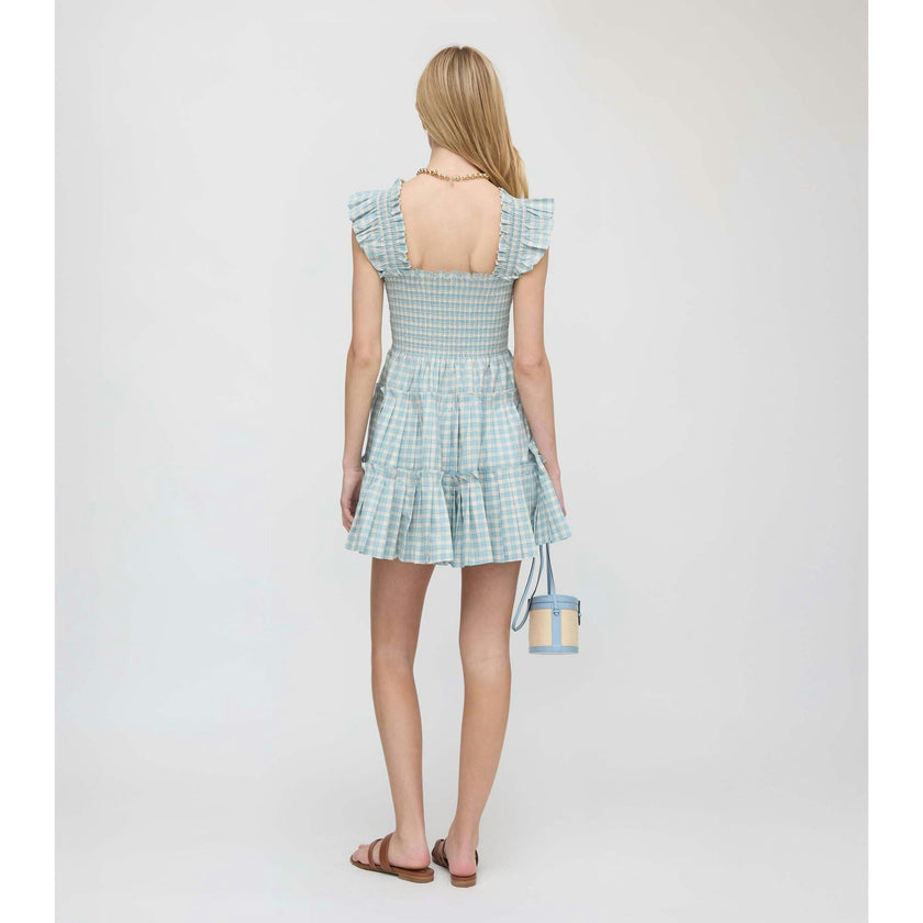 The Charlotte Nap Dress - Blue/Red Gingham