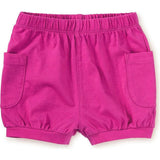 Bubble Pocket Baby Shorts, Pink