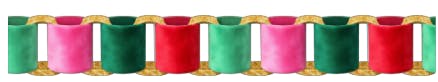Packed Party Velvet Garland Party Accessory