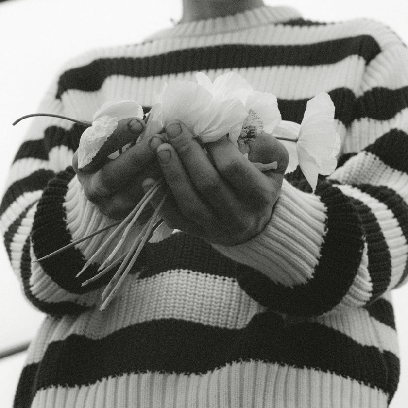 Musa Men Jumper Summer Midnight Knit Stripes