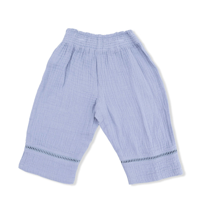 Belle Rosette Dot - Peplum Tank with Smocked Waist Pant