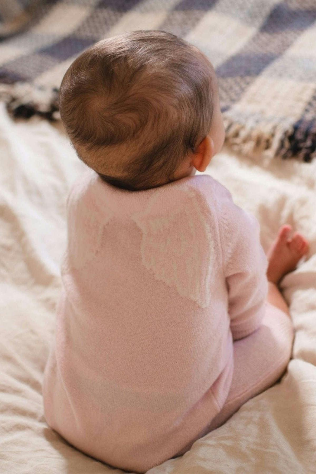Baby Angel Onesie | Blush Pink