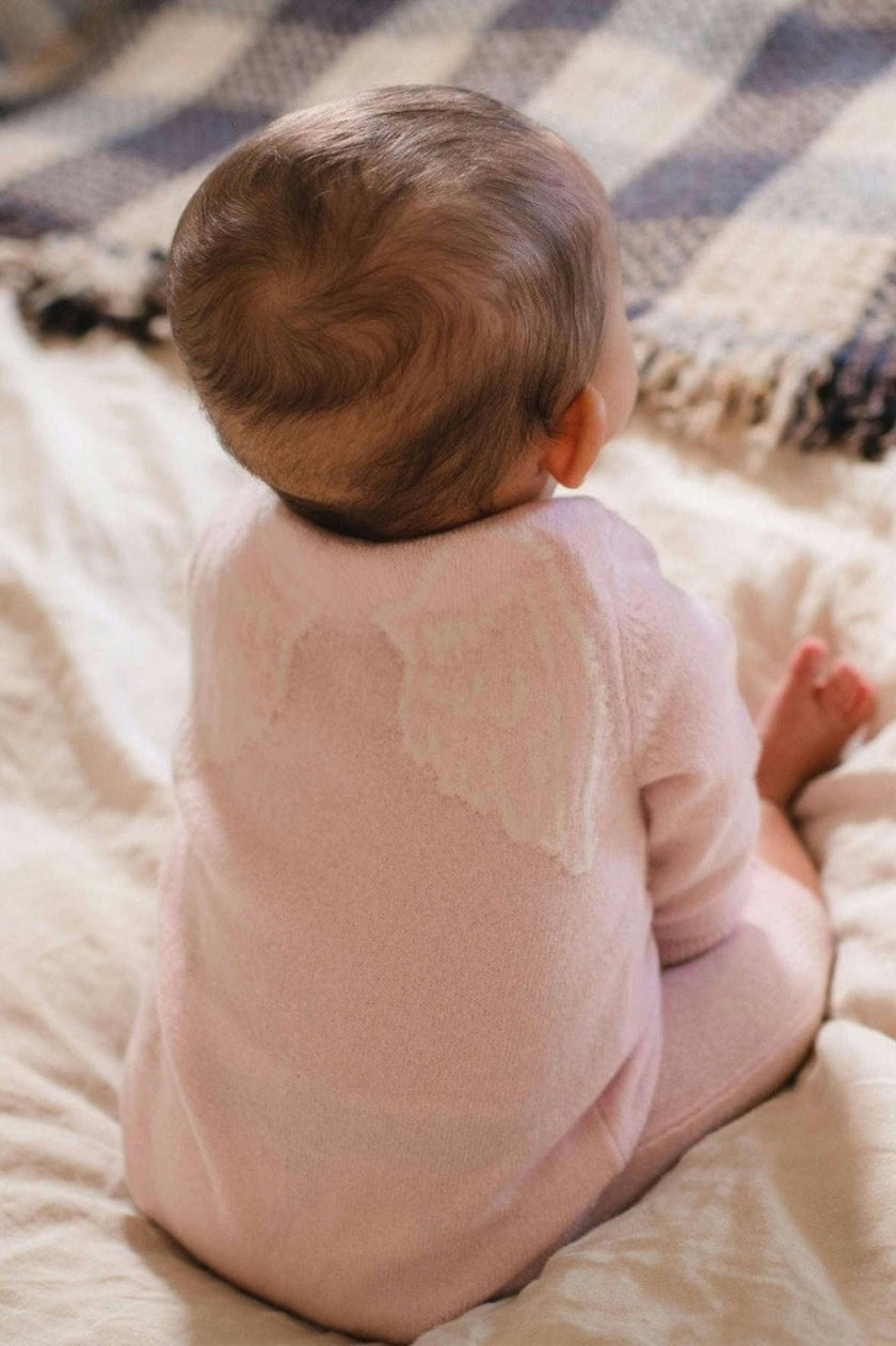 Baby Angel Onesie | Blush Pink