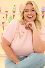 Lila Top in Pink
