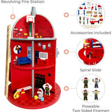 3-Story Fire Station Playset with 25 Figurines and Furnishings