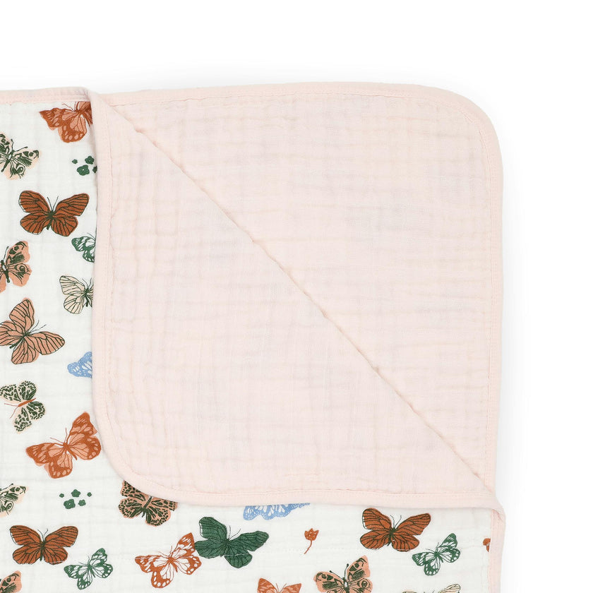 Original Cotton Muslin Quilt - Butterflies