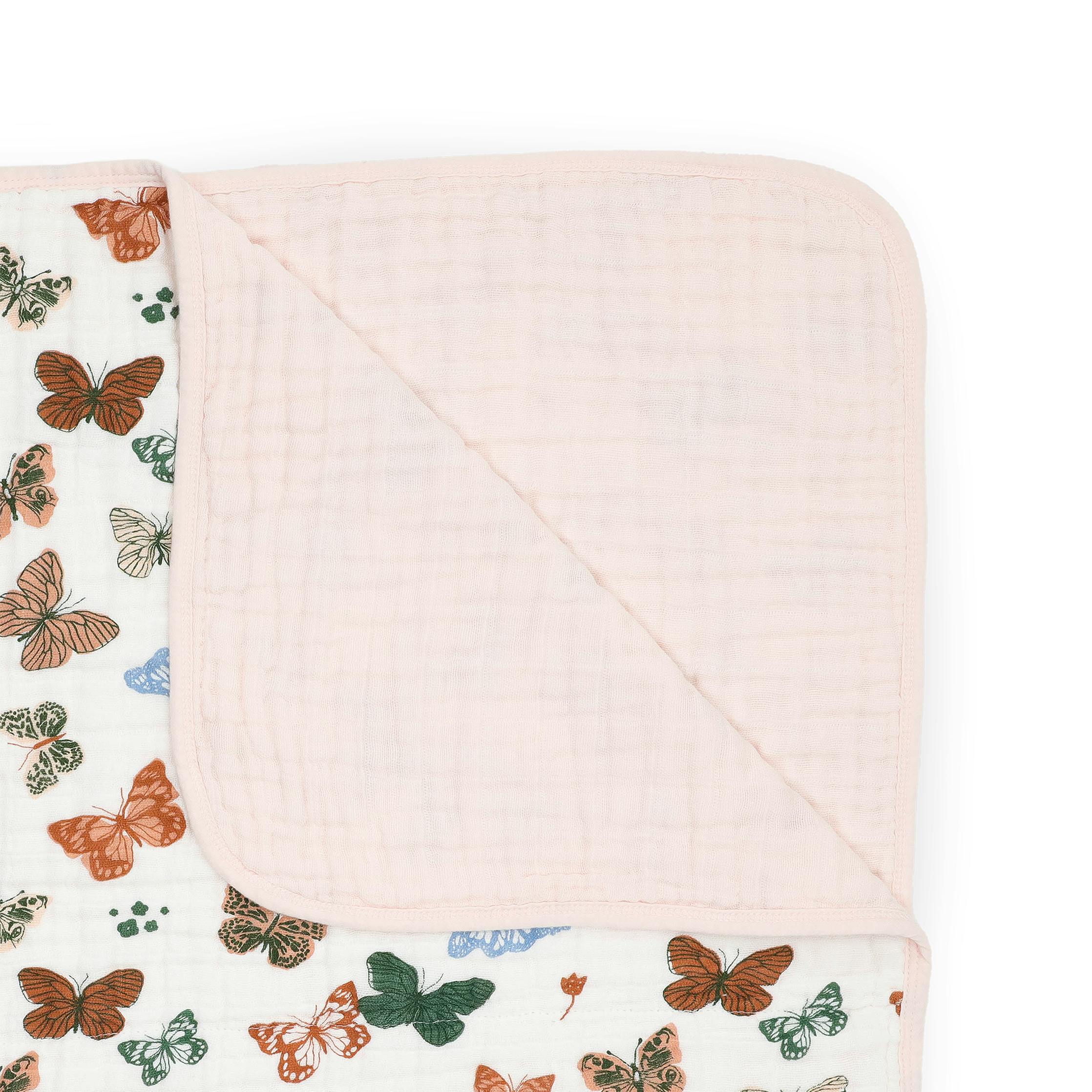 Original Cotton Muslin Quilt - Butterflies