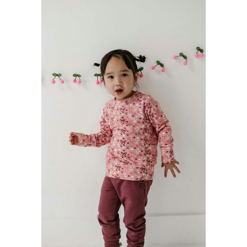 Girl's Raglan Sweatshirt