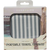 Sunnylife: Portable Travel Speaker - The Vacay Olive Stripe