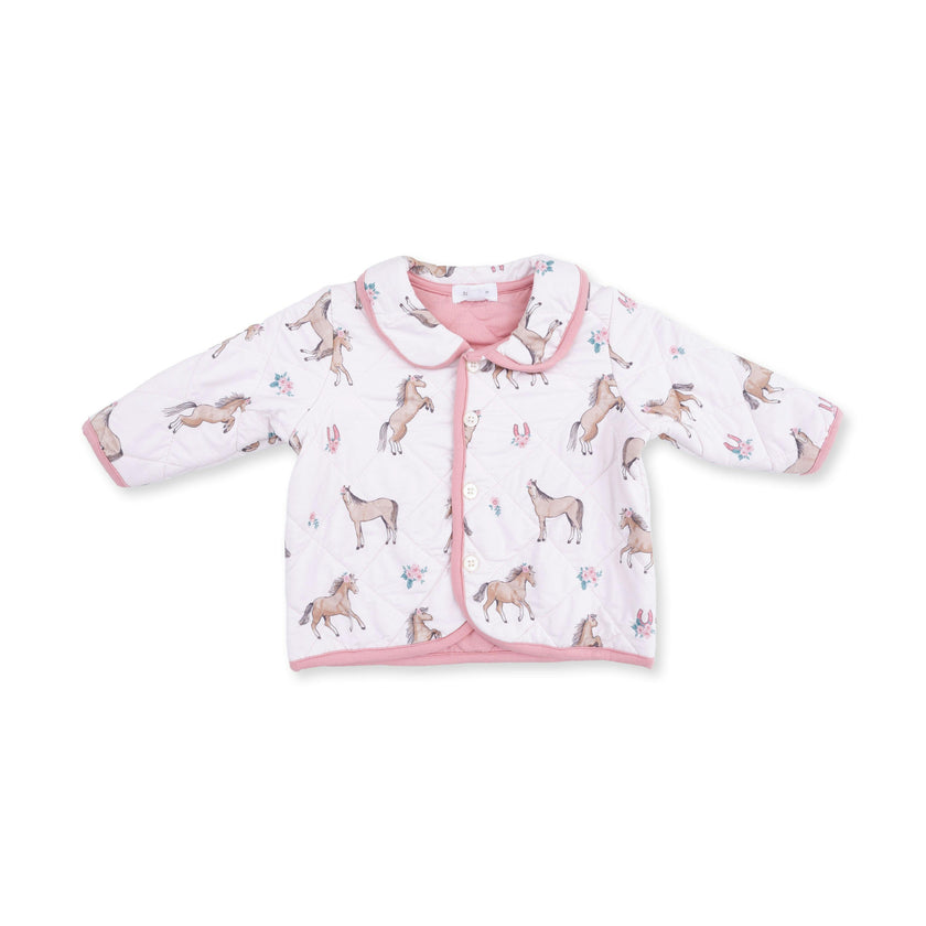 I Love Horses - Quilted Jacket