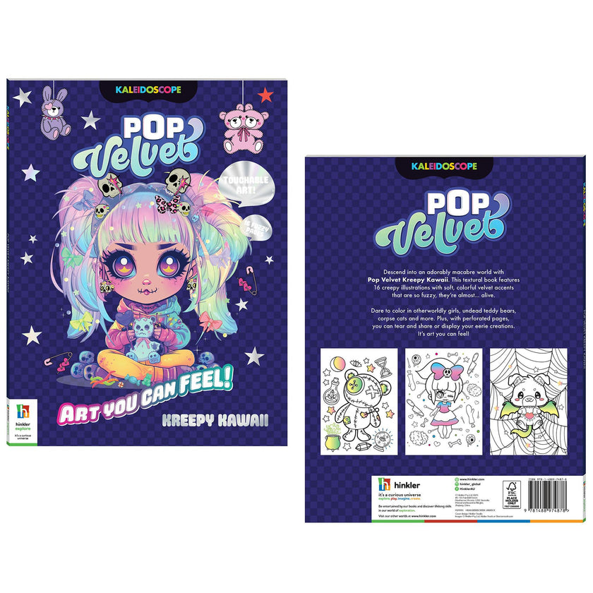 Kaleidoscope: Pop Velvet Coloring - Kreepy Kawaii