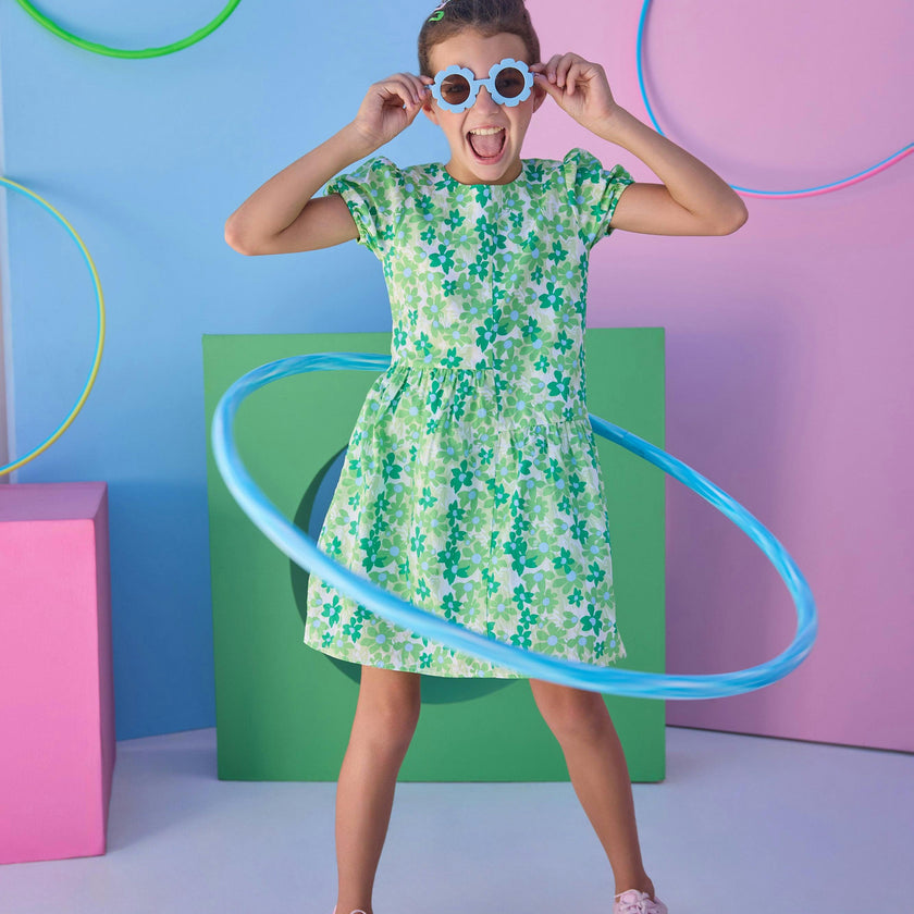Phillipa Dress - Greenspring Groovy Floral