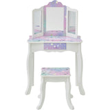 Starry Sky Print Gisele Medium Vanity - White/Lavender