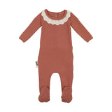 Eyelet Collar Footie