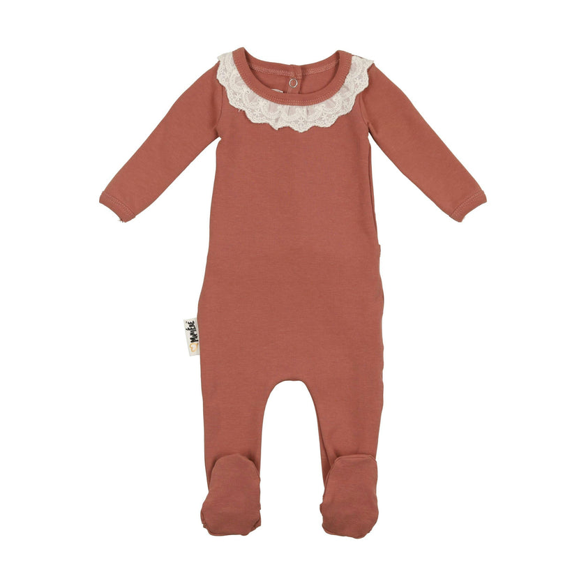 Eyelet Collar Footie