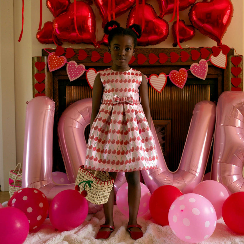 Cherry Damask Dress