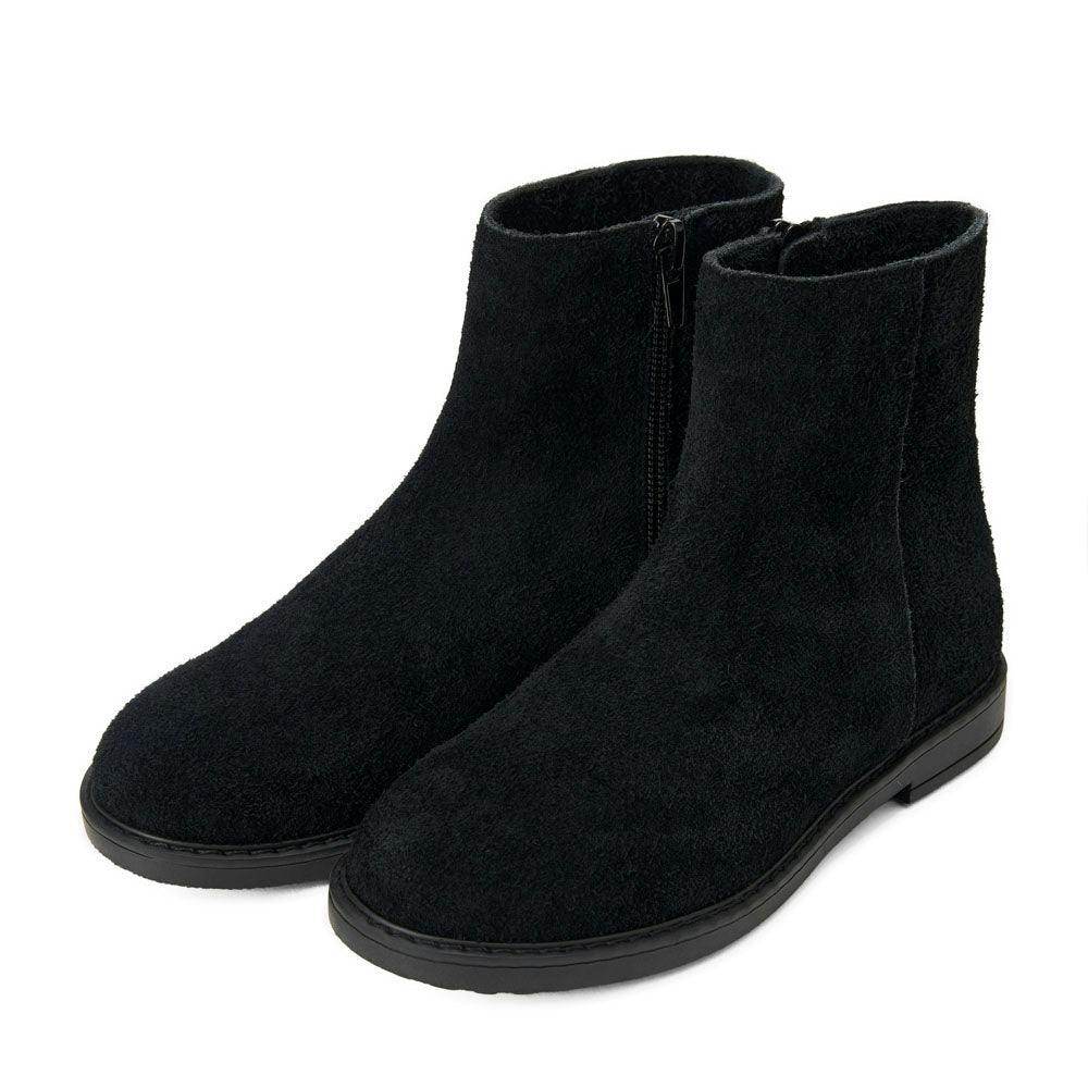 Sebastian Suede Zipper Chelsea Boots