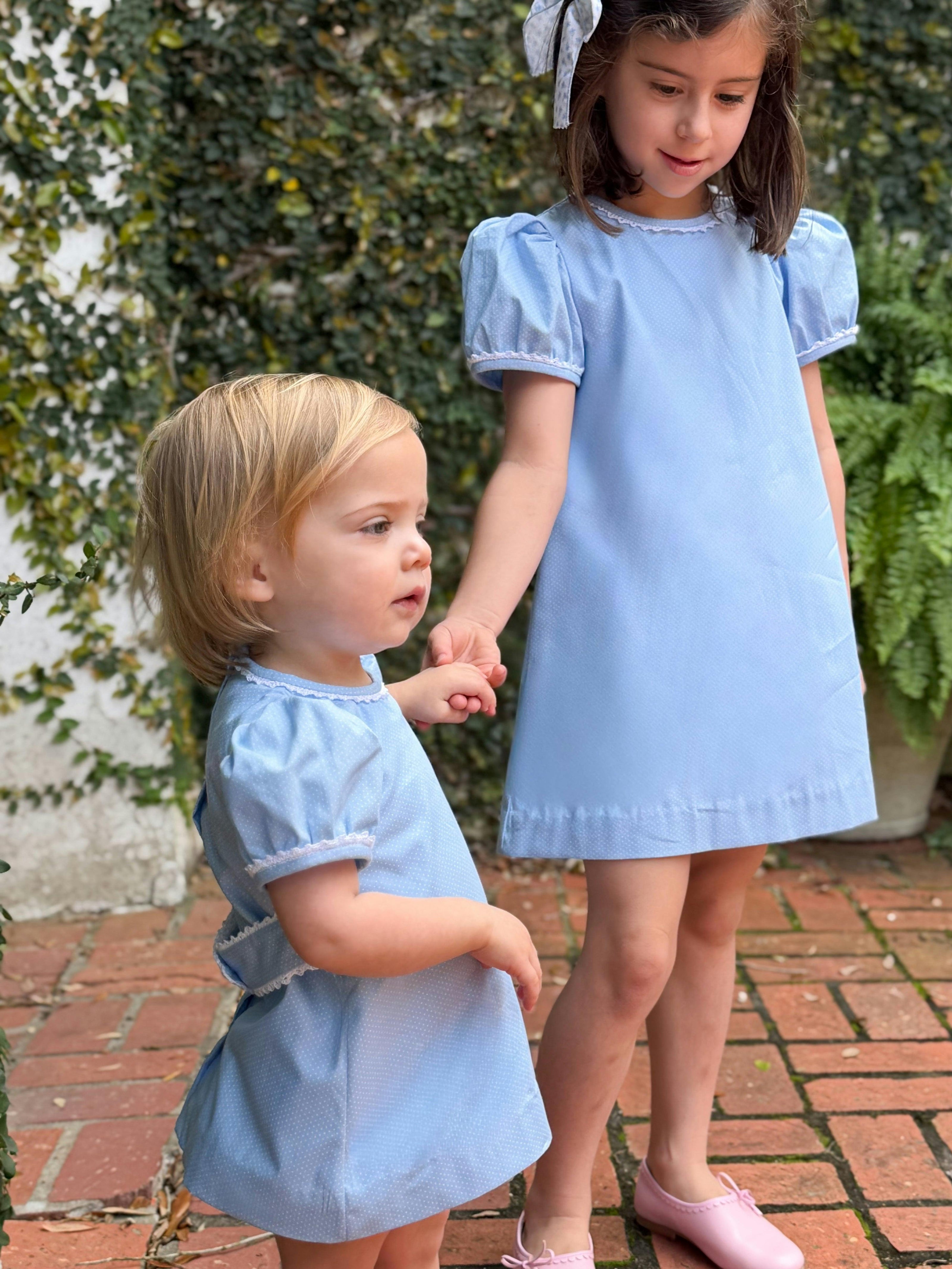 Lane Dress Set- Powder Blue