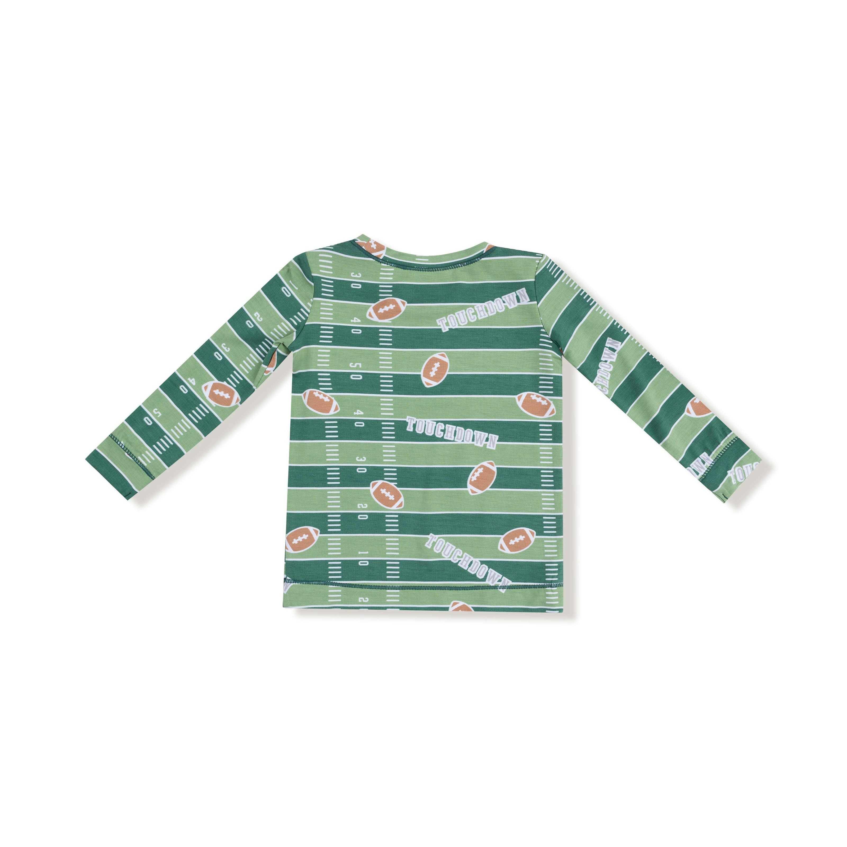 Football Field - Glow in the Dark - Long Sleeve Loungewear Set