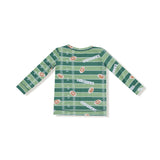Football Field - Glow in the Dark - Long Sleeve Loungewear Set