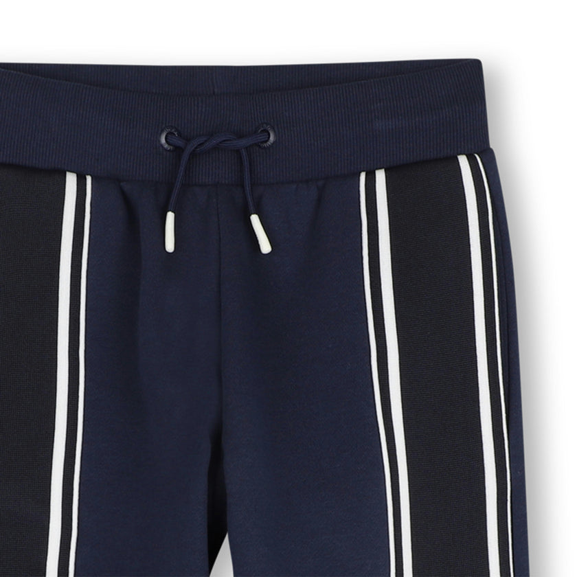 Navy Striped Jogging Pants