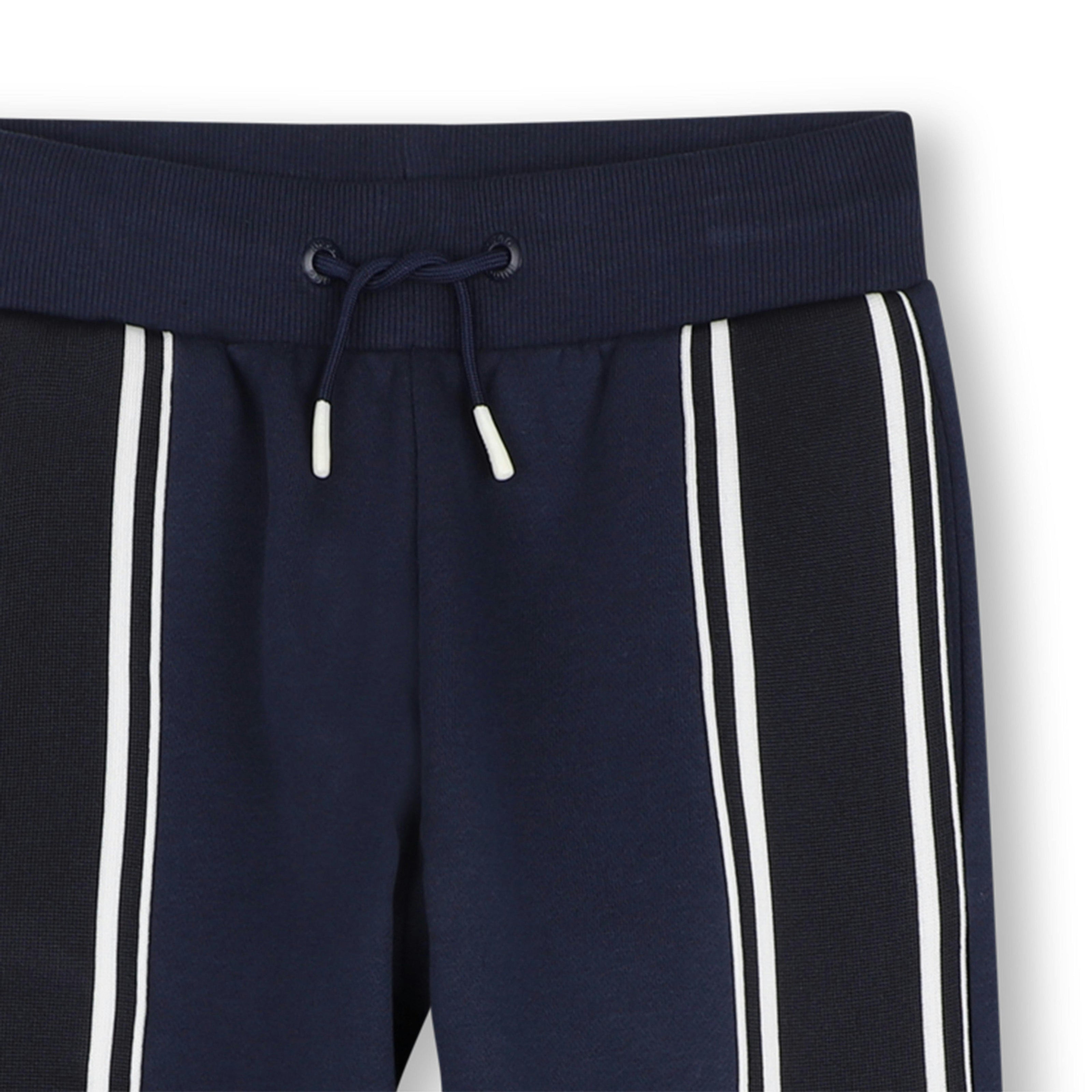 Navy Striped Jogging Pants
