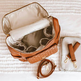 Monaco Diaper Bag | Latte Brown