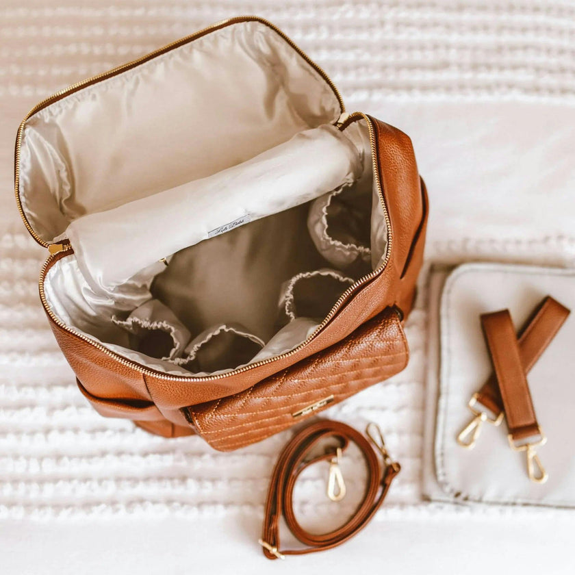 Monaco Diaper Bag | Latte Brown