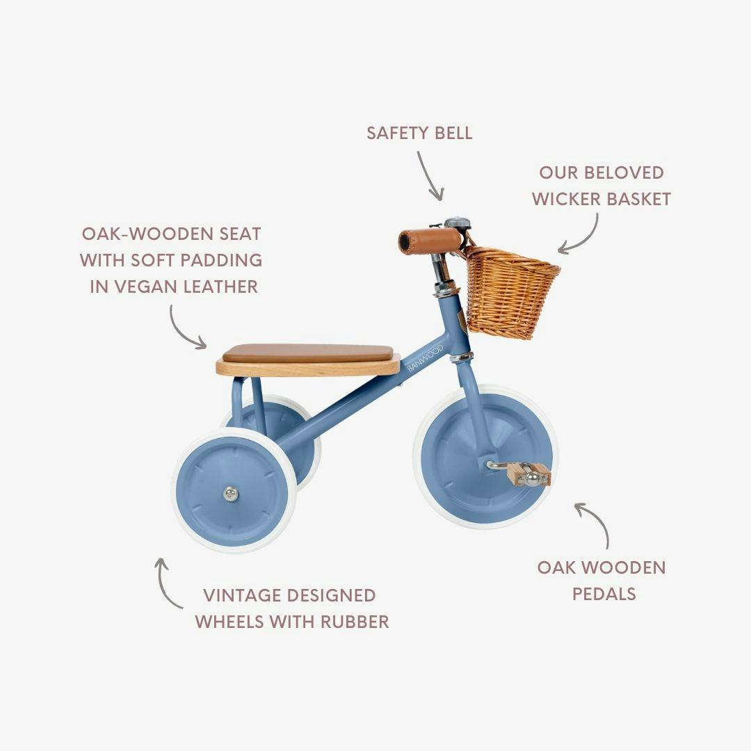 Trike vintage - Blue