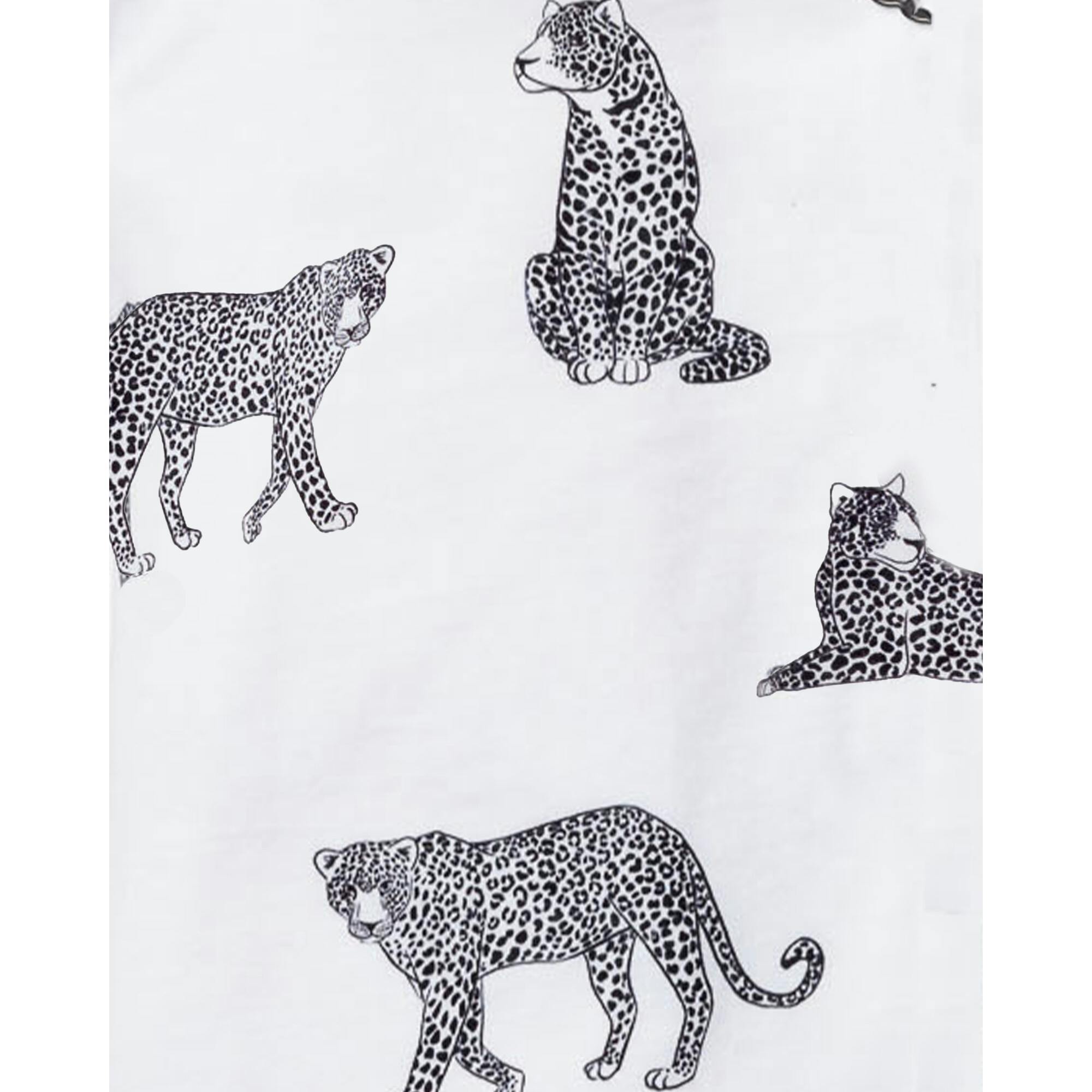 Women's Pima Pajama Set in Panthère de Paris